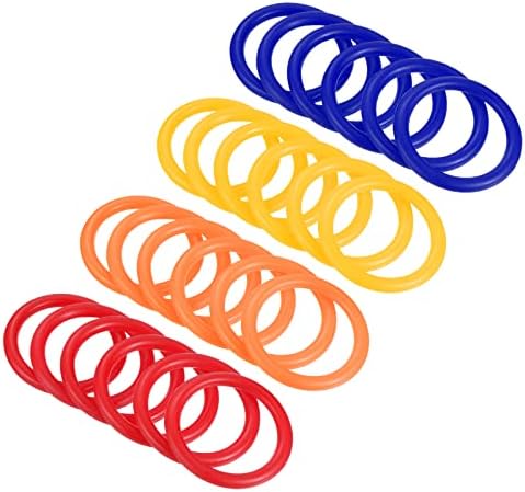 Ringвони на прстенести прстени со карневалски карневал постави пластични обрачи за штанд за игра на отворено