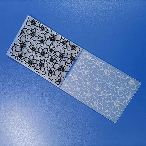 Pupuzao A6 со големина пластика за втиснување на хартија за занаети со хартија пластични текстурирани впечатоци за правење картички