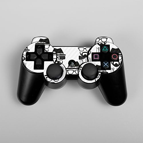 Sony Playstation 3 Суперслим Дизајн Кожата Г-Дин Бен Црно-Бело Налепница Налепница За Playstation 3 Superslim