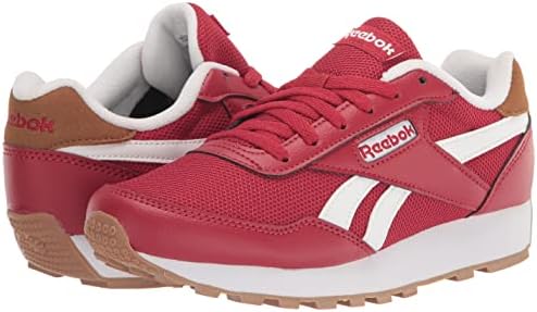 Reebok Unisex Rewind Run Sneaker, Flash Red/Wild Brown/White, 9 американски мажи