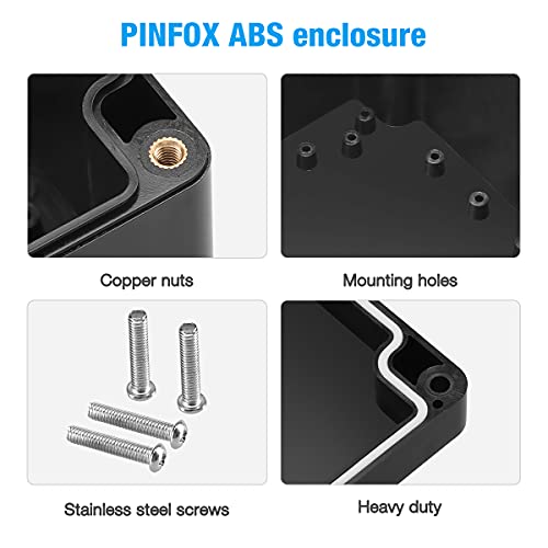Pinfox Ip65 Пластична Проектна Кутија ABS Водоотпорна Електронска Разводна Кутија Со Фиксирано Уво 7.8 x 4.7 x 3