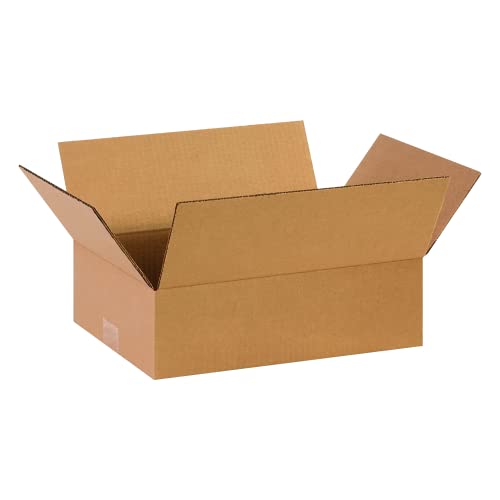 Кутии Брз 14 x 10 x 4 Брановидни картонски кутии, рамни 14 L x 10 W x 4 H, пакет од 25 | Испорака, пакување, движење, кутија за складирање