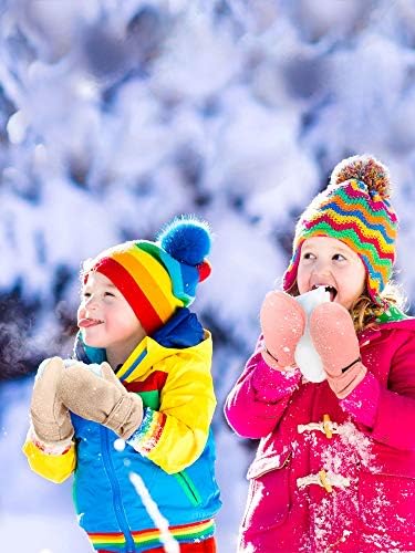 3 Пара Бебе Мало Дете Зимски Белезници Топло Руно Деца Белезници Бебе Снег Скијање Ракавици За Момчиња И Девојчиња На Возраст Од 2-4 Години