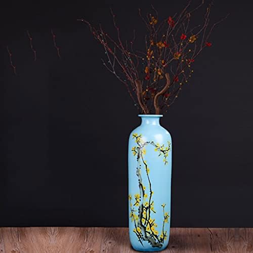 WODMB вазна модерна нова кинеска кат голема вазна керамика рачно насликана цветна цветна аранжман дневна соба ТВ кабинет декорација