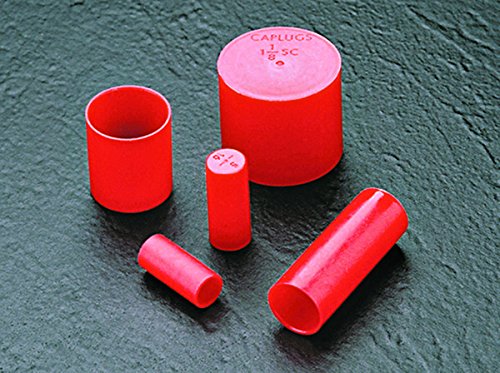 Caplugs Q220UQ4 пластично капаче за ракави за краеви на цевки. SC-220-U, PE-LD, CAP ID .625 должина 1,50, црвена боја