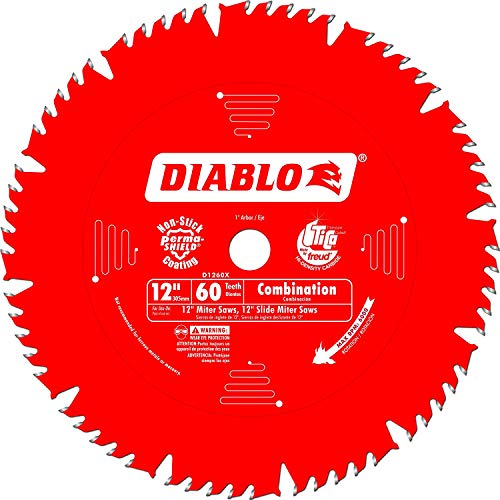 Diablo D1260x 12 x 60 комбинација на заби сечило 2-пакет