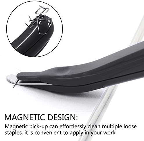 ZZTX 3 PCS Professional Magnetic Staple Dutaple Puller Rubleated Staples Remover Alte за отстранување на главната алатка за училишна