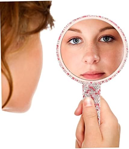 Fomiyes Diamond Smapp Mirror Make Sainty Vanity Mirror Glass Love Fary Mirror Mirror