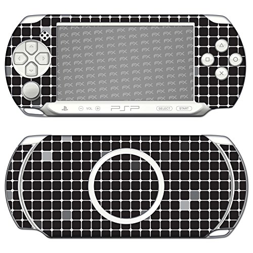 Sony PSP-E1000 / E1004 Дизајн на кожата „црни плочки“ налепница за PSP-E1000 / E1004