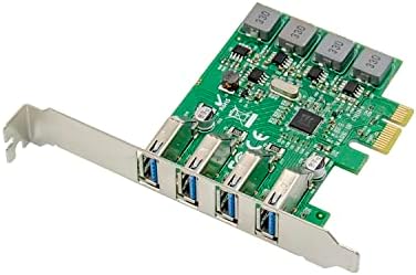 X-Media XM-PEX-U304S 4-Port USB 3.0 PCI Express картичка-PCI-E до USB 3.0 Адаптер за проширување на адаптер-преку VL805 чипсет-Вграден
