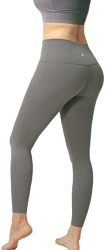 YJ Metayunjia Women'sенски тренингот Јога хеланки со високи половини меки меки со внатрешна џебна стомачна контрола јога тесни