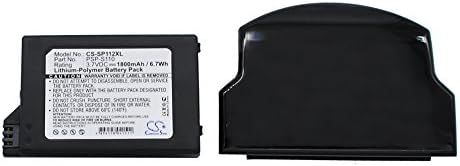 Батерија за замена на Xunneng Дел No.PSP-S110 за Sony Lite, PSP 2-ти, PSP-2000, PSP-3000, PSP-3004.1800MAH PSP батерија