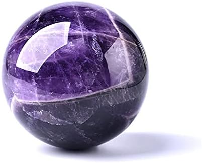 WSSBK Сонот за природата аметист топка полиран глобус топка за масажа Реики камен домашен декорација сувенир подароци