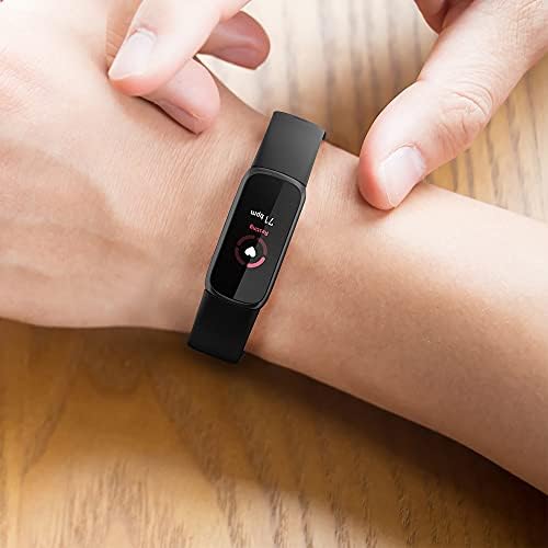 Awinner компатибилен со Fitbit Luxe Band, прилагодливи опсези за замена на силиконски спортови, мали големи