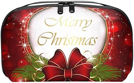 Божиќ Златно Ѕвоно Црвено Електронски Организатор, Заштитна Кутија За Носење Отпорна На Удари, Торбичка За Торбичка За Организатор