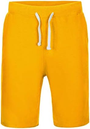Премиум носи машка лежерна мека памучна еластична еластична и привлечна џогерска салата за џогер активни џебни шорцеви