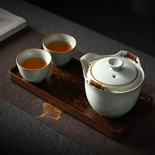 Hdrzr рачно зафаќа тенџере анти-скалд керамички чајник Кунг фу чај сет чај чаша сет за производство на чај единечен сад за домаќинство