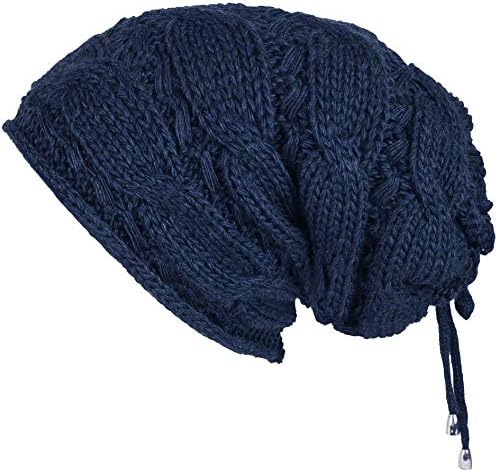 Lilax жени кабел плетејќи слабиот бучен преголем мек топла зимска капаче
