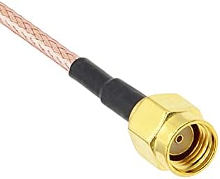 Конектори 10 парчиња RP SMA машки до F женски конектор кабел RG316 '15cm' '20cm' RP SMA -F адаптер склопување кабел -