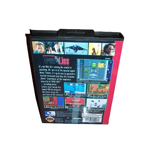 Адити вистина лежи нас наслов со кутија и прирачник за Sega Megadrive Genesis Video Game Console 16 бит MD картичка