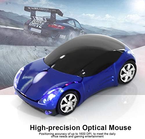Yosoo Здравје Опрема Автомобил Глувчето, 2.4 G Безжичен Глушец Оптички Глушец Игри На Глувчето За Mac, МЕ, КОМПЈУТЕР, Таблет Игри