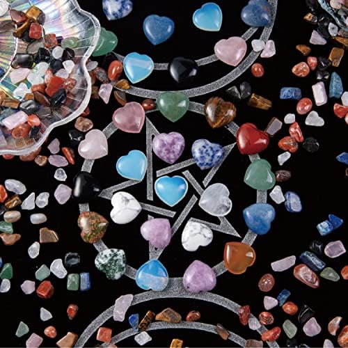 15 ПАРЧИЊА Природни Срцеви Кристали Во Облик На Лекување 0,8 Инчни Љубовни Мини Скапоцени Камења Чакра Камења Полиран Џебен Комплет Масовен
