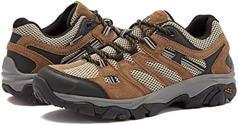 Hi-tec ravus wp ниски водоотпорни чевли за пешачење за мажи, лесни чевли на отворено и чевли за патеки, големини од 7 до 15, средни