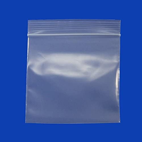 [2 x3 100 пакувања] Homeygear Мали чисти тешки пластични кеси со отклучен патент Топ 2 x 3 мали патенти за складирање на кујни