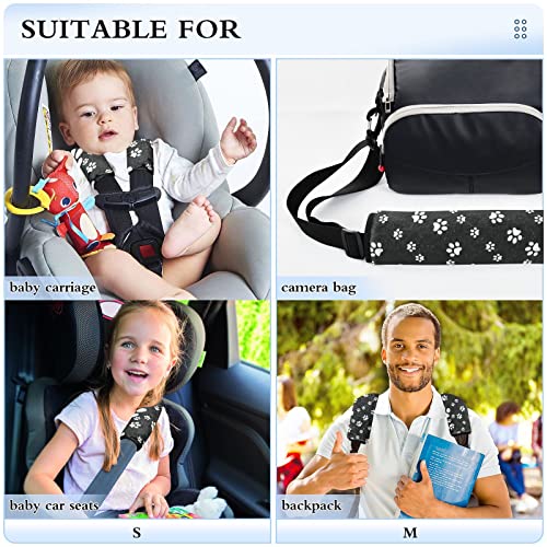 Шепи Беспрекорни обвивки за седишта за црни автомобили за бебиња за бебиња 2 парчиња ленти за седишта за автомобили Плачи за