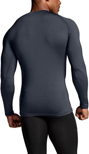 Атлио 1 или 3 пакувања машки термички кошули со долги ракави, кошули за компресија на зимска опрема, атлетска маица за трчање