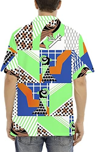 2023 Ново сопствено лого за машки хавајски кошули поставува кратки ракави, случајно копче надолу од плажа, цветни кошула и шорцеви