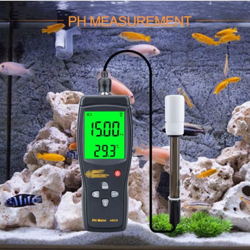 FSYSM дигитален pH метар мерач на pH мерач pH Тестер Смарт сензор 0,00 ~ 14,00ph влага за мерење на киселоста на киселоста на водата на водата