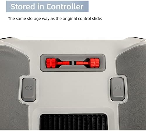 Anbee Mini 3 Pro Drone CNC CNC Aluminum Controller Stick Замена на џојстик Thumb Rocker компатибилен со DJI Mini 3 / Mini 3 Pro