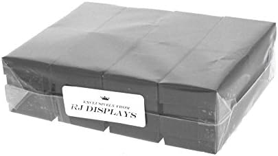 Rj Дисплеи - 20 Пакет Памук Исполнет Со Мат Црна Хартија Картон Накит Подарок И Малопродажни Кутии 3 X 2 X 1 Инч 32 Големина Со R