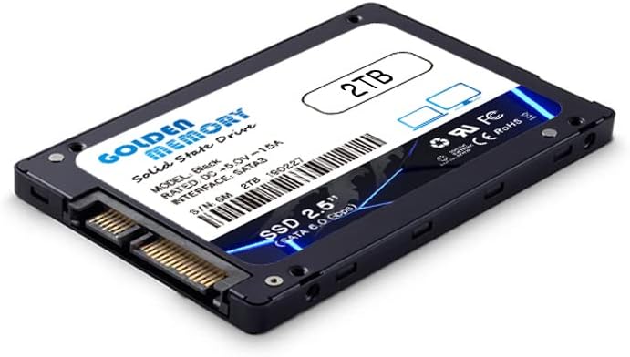 Златна Меморија 2.5 SSD 2TB, SATA III 6.0 Gbps - Внатрешен Погон На Цврста Состојба