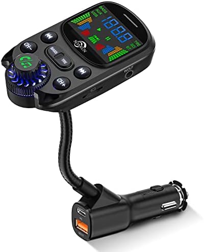 Bluetooth 5.3 FM Предавател За Автомобил-SOARUN Bluetooth Автомобил Адаптер PD30W &засилувач; USB Порта Брзо Полнење-Hifi Treble