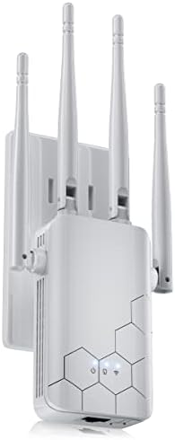 WiFi Extender Signal Booster за Home, 2023 WiFi Extender - Опфаќа до 9000 кв.м.