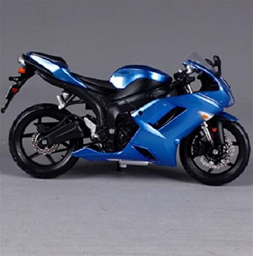 Комплет за модели Nasjaq 1:12 за Kawasaki Ninja ZX 6R Blue Motorcycle Diecast Model