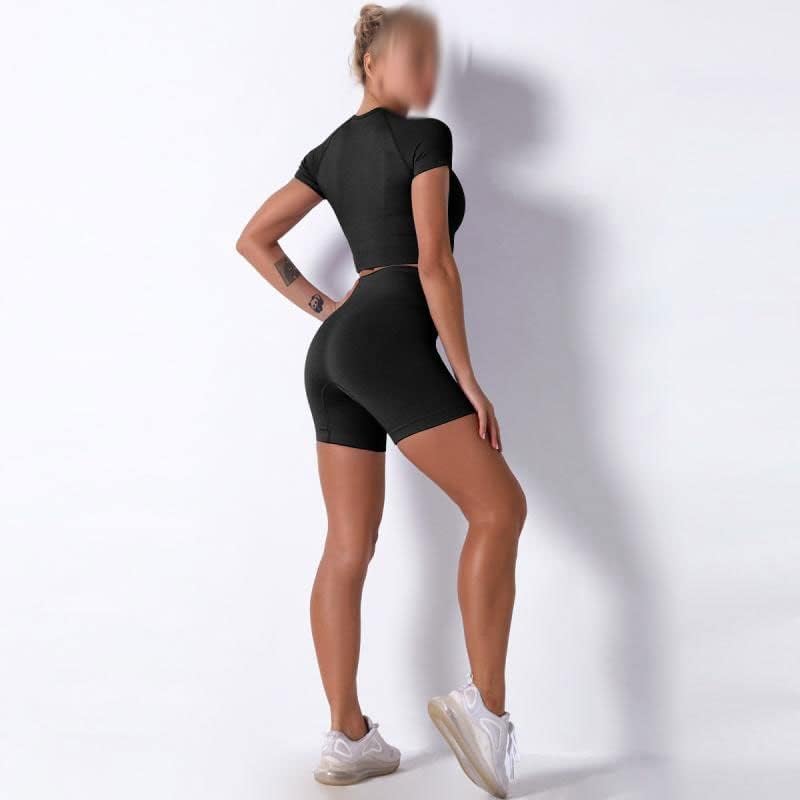 CCBUY Јога постави лесна спортска облека за спортска облека облека облека, женска трага за високи половини за нозе, спортски градник