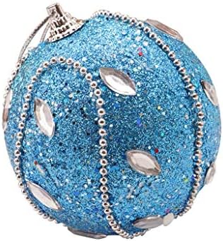 Декорација rhinestone baubles сјајник Божиќно дрво топка 8см Божиќ украс декорација виси гроздобер велигденски јајца