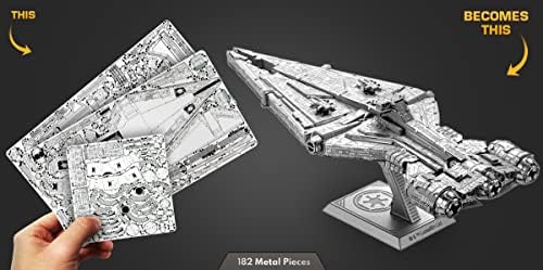 Фасцинации Метална земја Премиум серија starвездени војни Империјал светло крстарење 3Д метален модел комплет пакет со пинцети