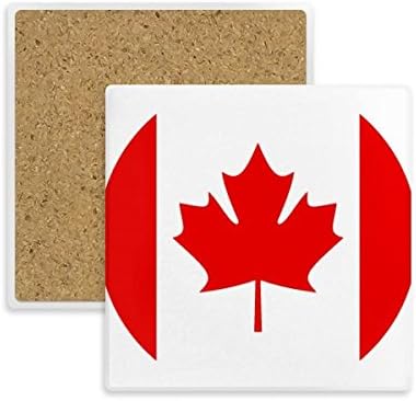 Национално знаме На канада Северна Америка Симбол На Земја Плоштад Подножје Чаша Држач За Кригла Абсорбента Камен за Пијалоци