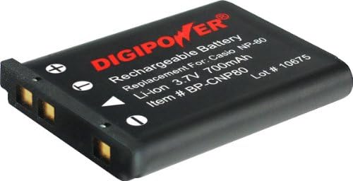 Digipower Bp-CNP80 Замена Ли-Јонска Батерија За Casio NP-80