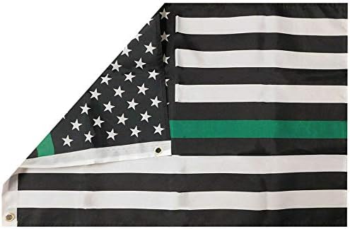 Американски Трговија На Големо Суперстор Сад Тенка Зелена Линија Премиум 2х3 2 ' х3 ' Громети Најлон Поли Знаме Банер