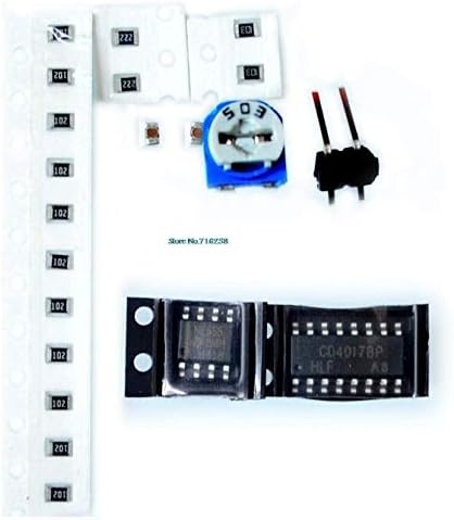 ZYM119 50PCS/LOT NE555+CD4017 Светлосна вода што тече светло LED модул DIY комплет за патеки