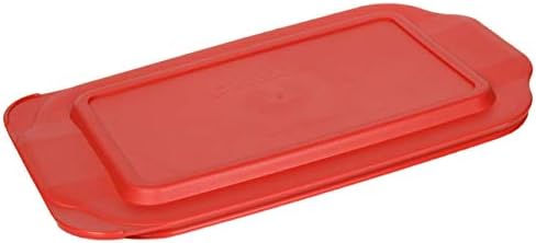 Пирекс 232-КОМПЈУТЕР 2qt Црвен Правоаголник Пластичен Капак За Замена За Складирање, Направен Во САД