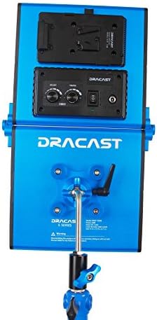 Dracast Drasf-LK-3X1000D преклопен дневен ден LED1000 видео панел 3-светлосен комплет, сина
