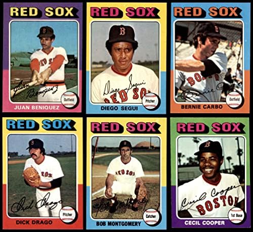 1975 Topps Boston Red Sox Team го постави Бостон Red Sox Nm Red Sox