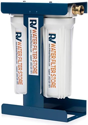 RV продавница за филтрирање на вода есенцијален систем за филтрирање на вода RV со универзална заграда за монтирање на сини кафез и