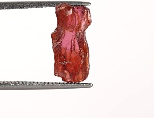 GemHub 4,40 CT Red Garnet Природно заздравување со кристалозен скапоцен камен за, полирање, заздравување
